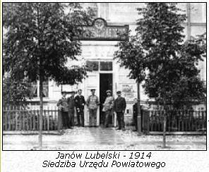 Janów Lubelski - 1914 Siedziba Urzędu Powiatowego